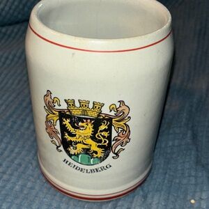 Heidelberg Ceramic Stein with Heraldic Crest